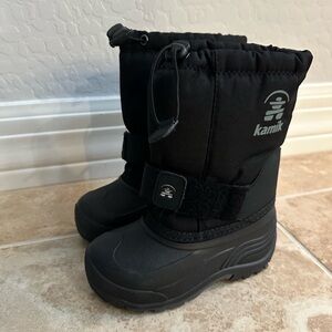 Kamik Black Kids Rain & Snow Boots